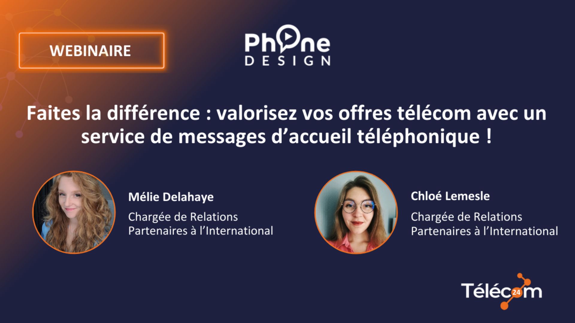 Phone Design tient son premier webinaire pour le salon Télécom 2024